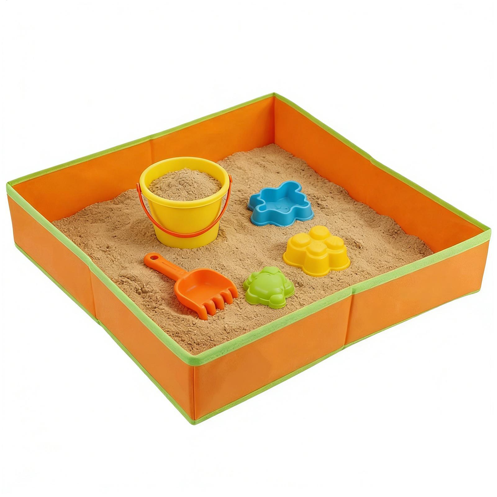 Outdoor Adventure Game - โต๊ะทรายสำหรับเด็ก โต๊ะกิจกรรมกลางแจ้งแบบพับได้ ถาดเกมพับได้ ผ้าไม่ทอ โต๊ะกิจกรรมสำหรับเด็กสำหรับสวนหลังบ้าน