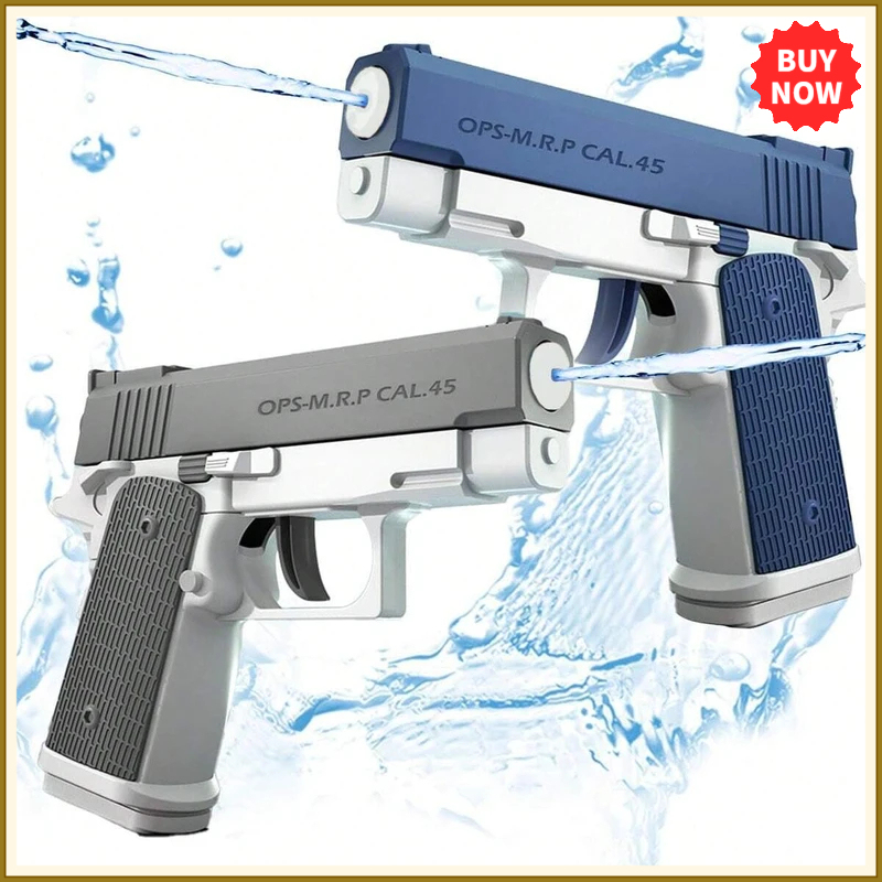 Outdoor Adventure Game - ปืนฉีดน้ำ M1911 ของเล่นปืนฉีดน้ำ ปืนฉีดน้ำสำหรับเล่นเกมยิงปืนในสระน้ำ ชายหาด ฤดูร้อน