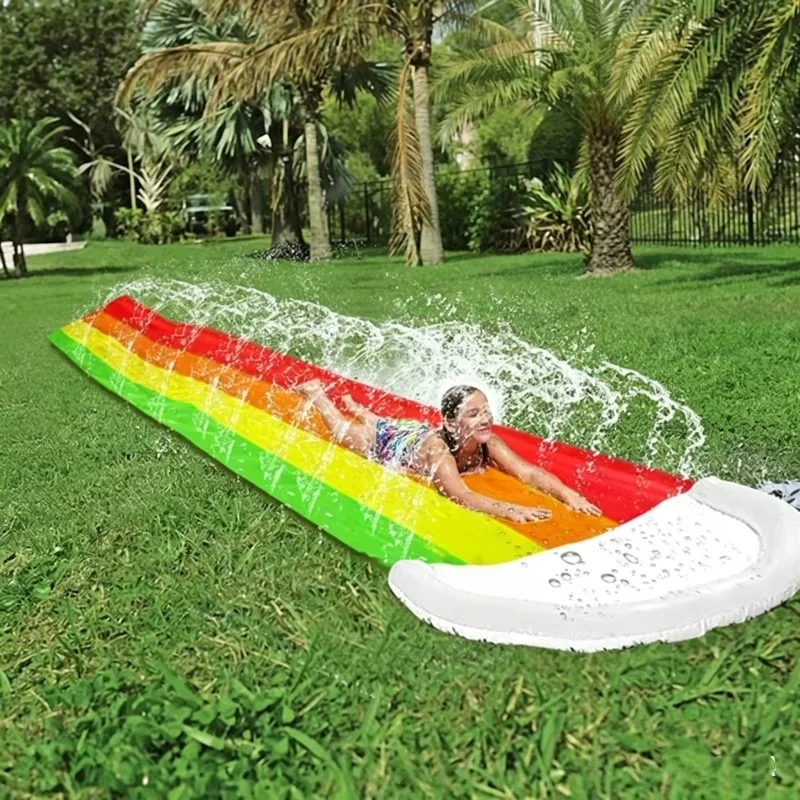 Outdoor Adventure Game - ของเล่นน้ำเป่าลมกลางแจ้งสำหรับฤดูร้อน สไลเดอร์น้ำ สระว่ายน้ำ ศูนย์เกมสนามหลังบ้าน สำหรับผู้ใหญ่ เด็ก