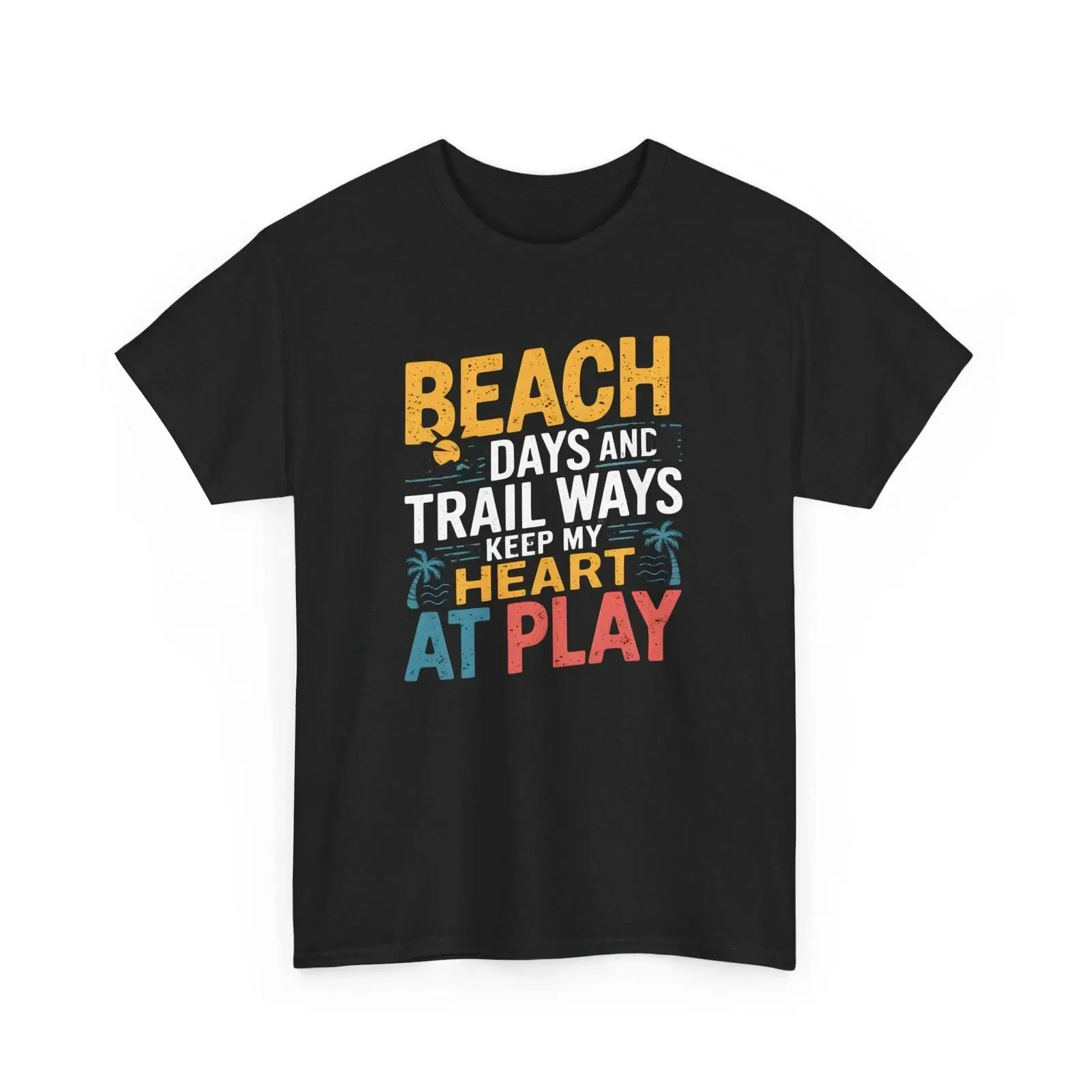 เสื้อยืด Beach Days Trail Ways - Outdoor Adventure Quotes Short บทวิจารณ์และราคา
