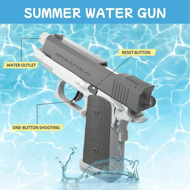 ปืนฉีดน้ำ M1911 ของเล่นปืนฉีดน - Outdoor Adventure Game บทวิจารณ์และราคา