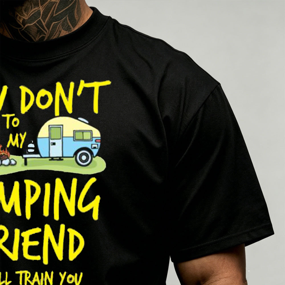 เสื้อยืดผู้ชายลายกราฟิกแคมป์ปิ - Outdoor Adventure Quotes Short บทวิจารณ์และราคา