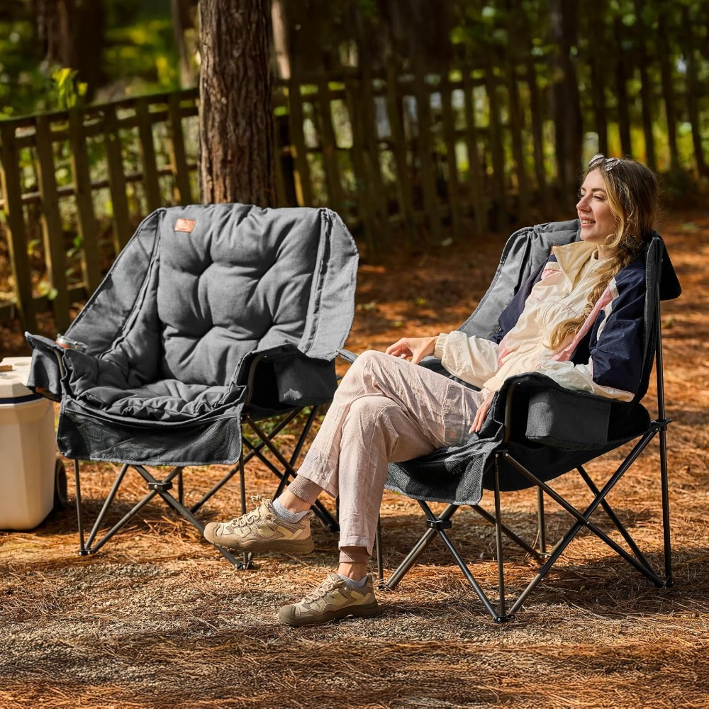 เก้าอี้แคมป์ปิ้ง XL ทนทาน พร้อ - Outdoor Adventure Xl บทวิจารณ์และราคา